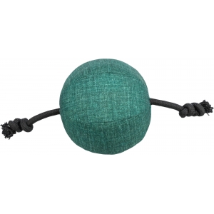 Игрушка для собак CityStyle ball with rope, fabric/rope, recycled, ø 14 × 34 cm