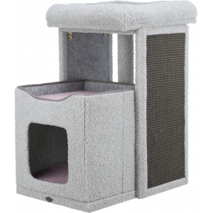 Когтеточка Junior Carlita scratching post, 63 cm, grey/light lilac