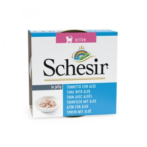 Schesir tuunikala + aaloe želees 85g, märgtoit kassipoegadele
