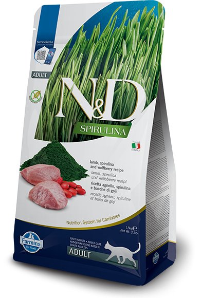 Farmina N&D Cat Spirulina Wolfberry/Lamb 1.5kg