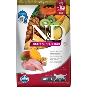 Farmina N&D Cat TROPICAL Chicken/Spelt/Oats 4+1kg