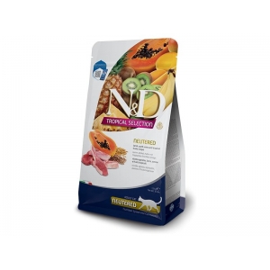 Farmina N&D TROPICAL  Adult Cat Neutered Lamb/Spelt/Oats 1.5kg