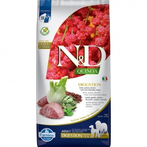 Farmina N&D QUINOA Digestion Fennel&Lamb Adult Dog Medium/Maxi 7kg