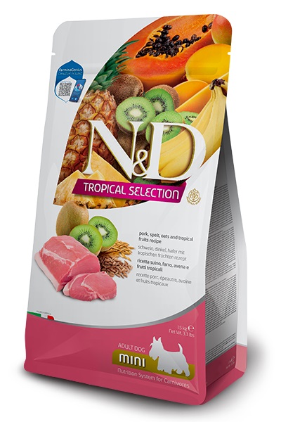 Farmina N&D Tropical Selection Dog Pork/Spelt/Oats Adult Mini 1,5kg