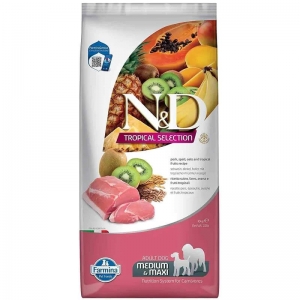 Farmina N&D Tropical Selection Dog Pork/Spelt/Oats Adult Medium/Maxi 10kg