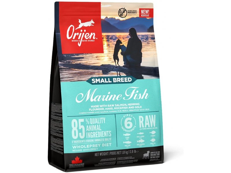 ORIJEN Dog Adult Small Breed Marine Fish 1,8 kg