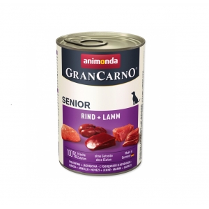 ANIMONDA GranCarno Dog Senior veiseliha+lammas 400g