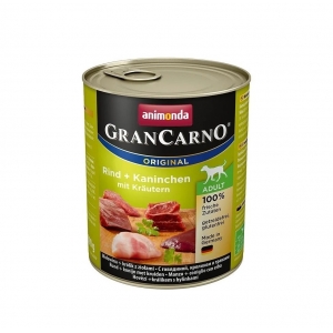 ANIMONDA GranCarno Dog Adult jänes+ürdid 800g