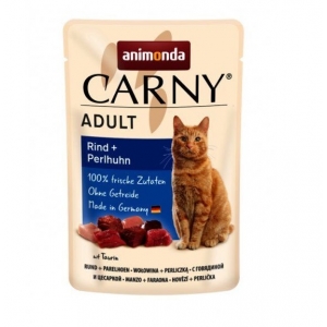 ANIMONDA Carny Cat Adult veis+pärlkana 85gr