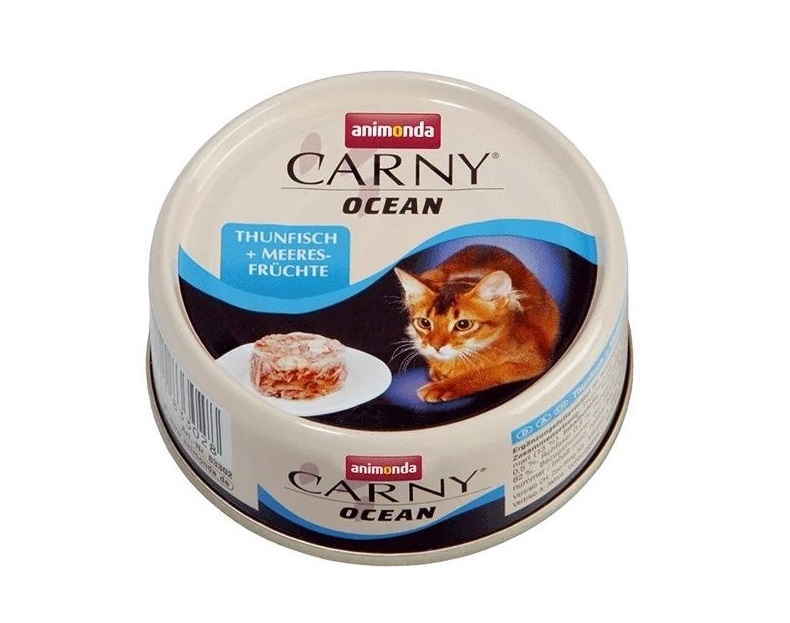 ANIMONDA Carny Ocean Cat tuunikala+mereannid 80g