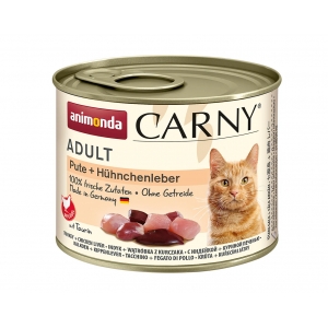 ANIMONDA Carny Cat Adult kalkun+kanamaks 200g