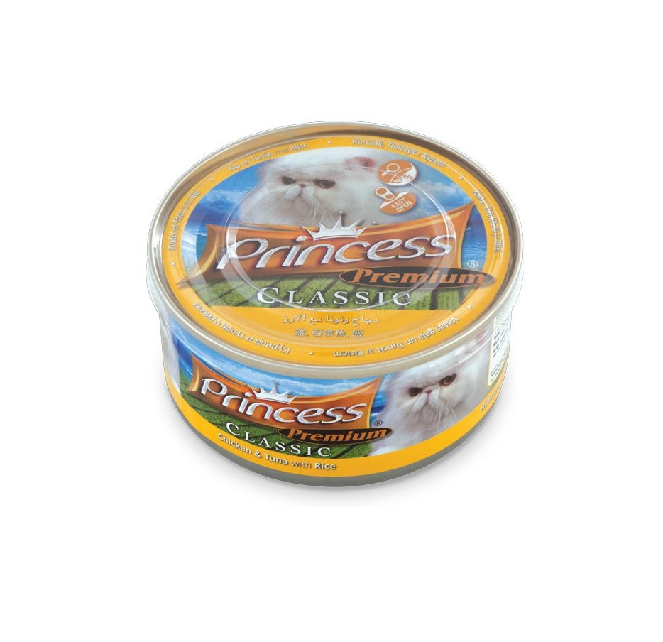 Princess Premium Classic Cat kana/tuunikala/riis 170g