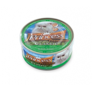 Princess Premium Classic Cat kana/tuunikala/riis/köögiviljad 170g