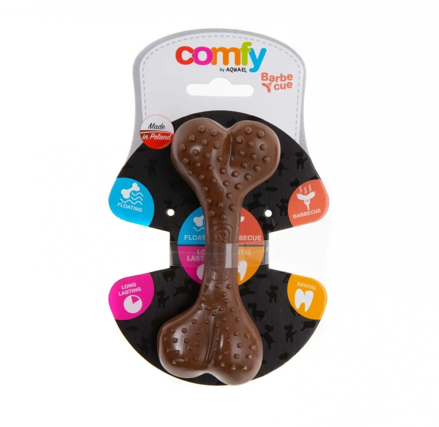 COMFY Dog närimislelu kont 12,5cm pruun