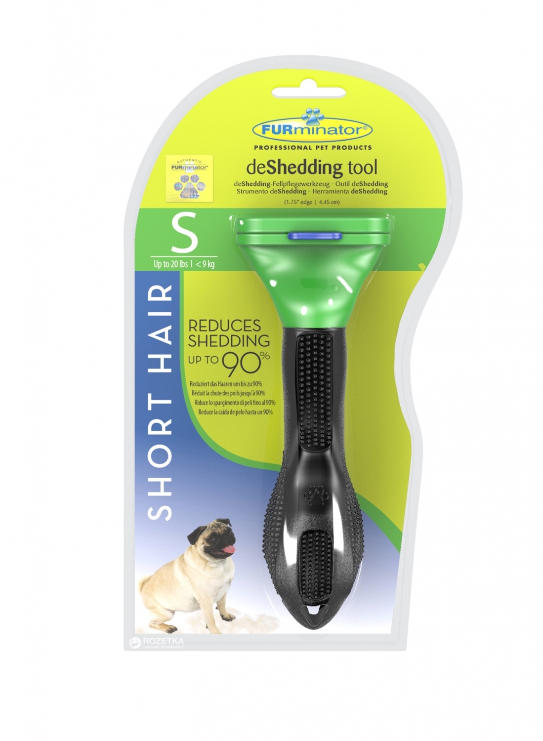 FURminator Short Hair deShedding Tool S Dog