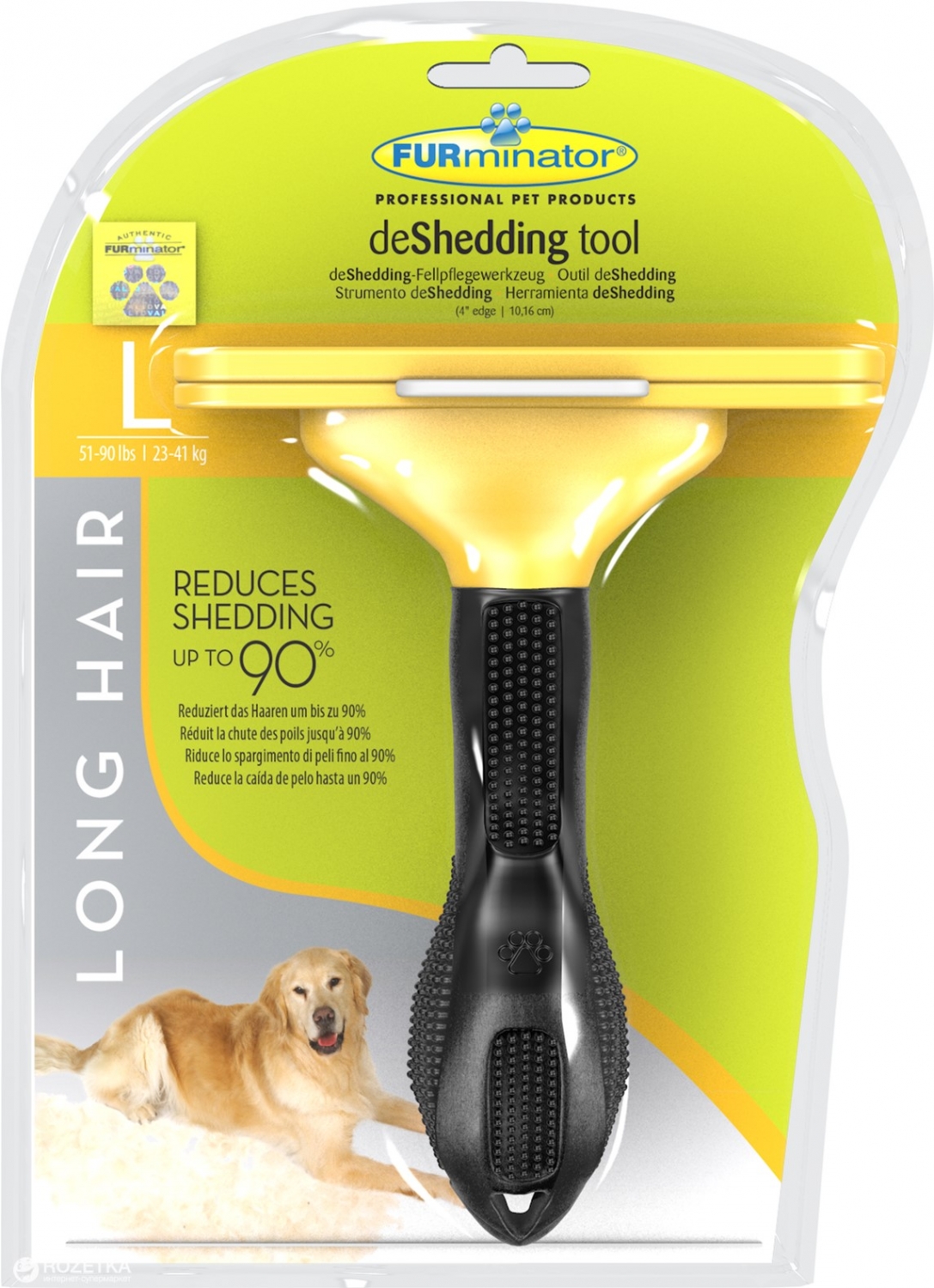 FURminator Long Hair deShedding L Dog