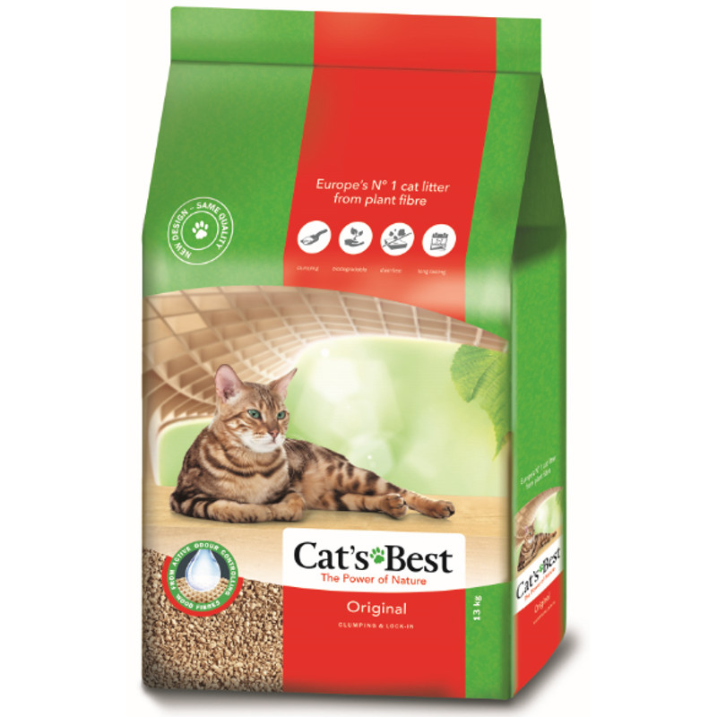 Cat's Best Original paakuv kassiliiv 30L 13kg