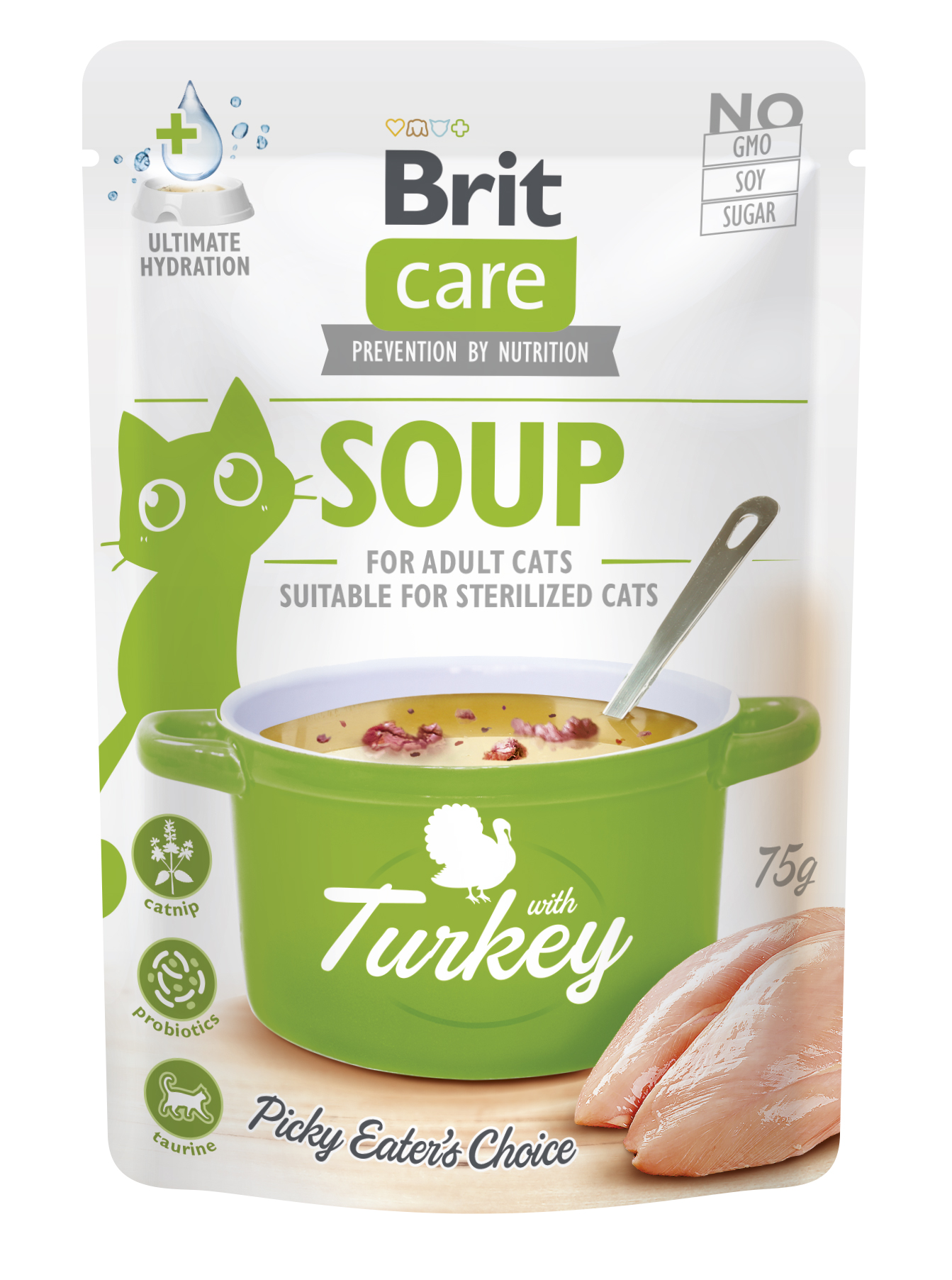 Brit Care Soup with Turkey kalkunisupp kassidele 75g