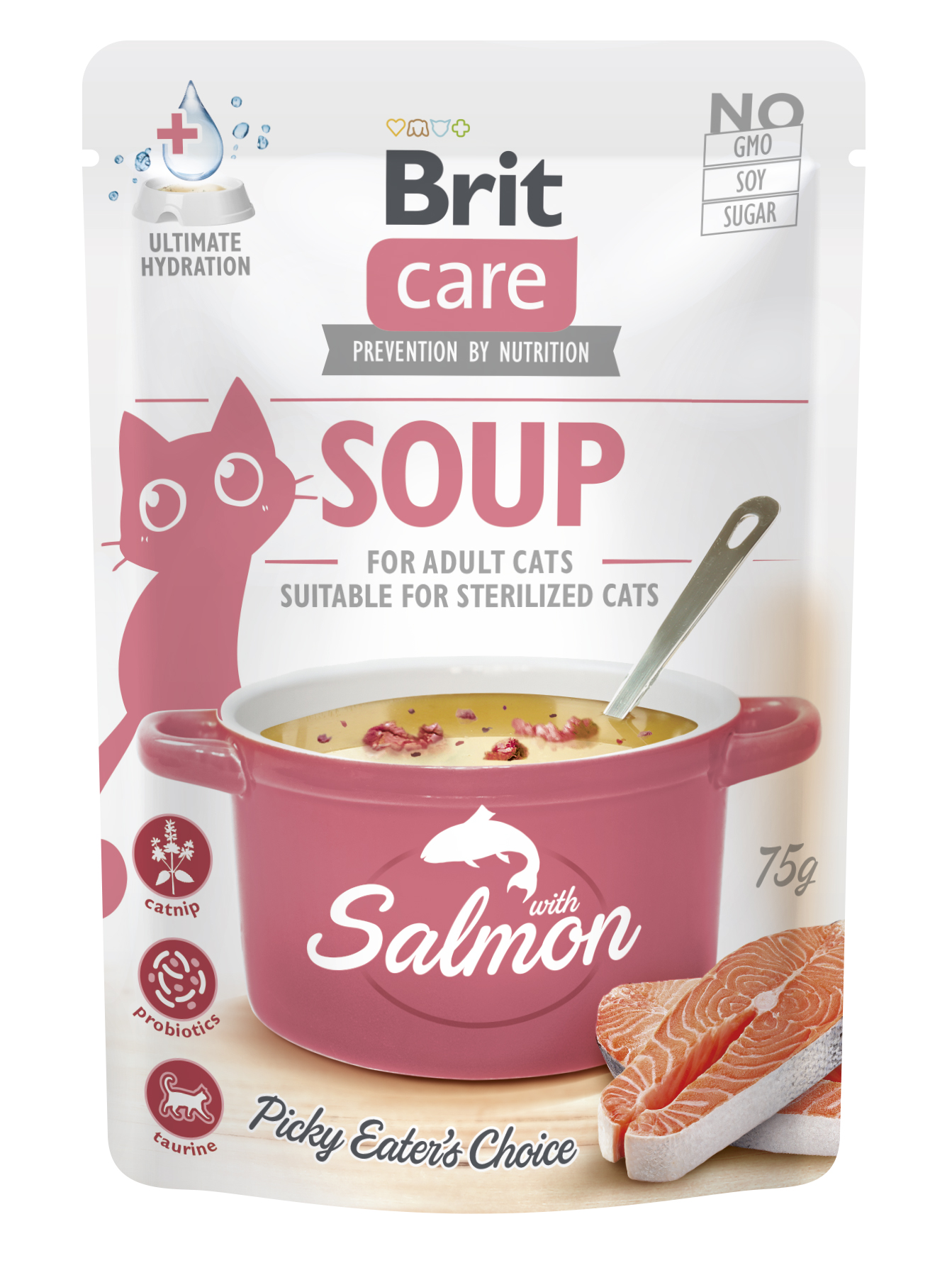 Brit Care Soup with Salmon lõhesupp kassidele 75g