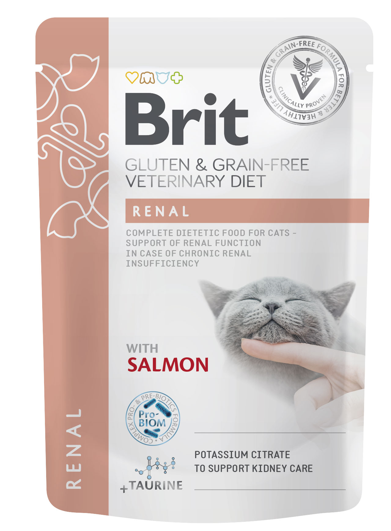 Brit Veterinary Diet Renal märgtoit kassidele 85g