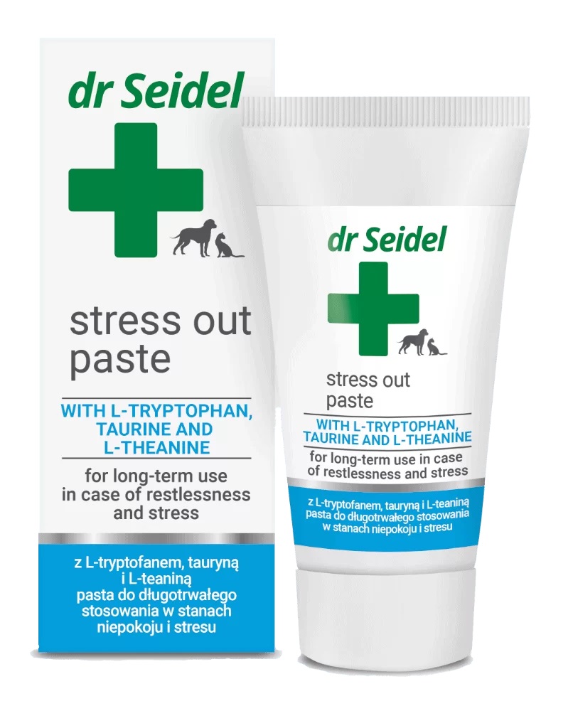 Dr. Seidel Stress Out Paste Long Term 30g, rahustav vahend kassile/koerale