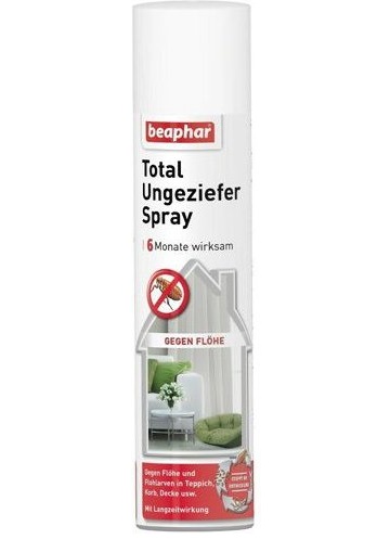 Beaphar Ungeziefer Total Spray 400ml, kahjuritõrje sprei