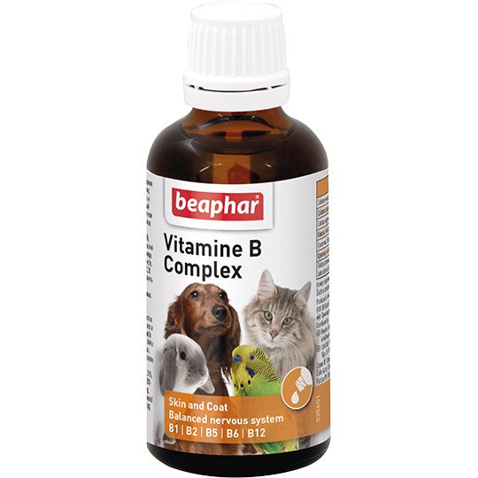 Beaphar Vitamin B Complex 50ml, B-rühma vitamiinide söödalisand