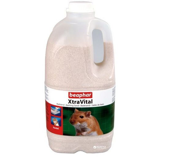 Beaphar XtraVital Gerbil Bathing Sand 1.3kg/2L, kümblusliiv närilistele