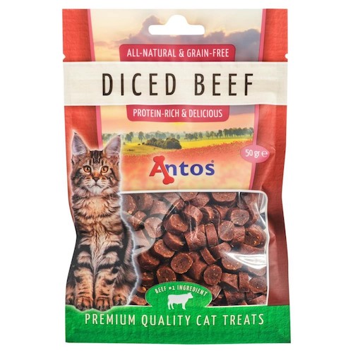 Antos Diced Beef veiselihaga kassimaius 50g