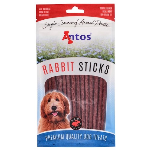 Antos Rabbit Sticks küülikuliha pulgad koertele 100g