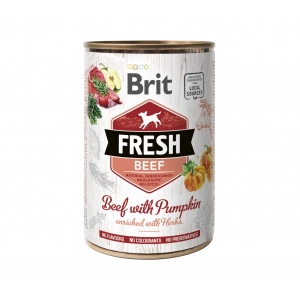 Brit Fresh Beef with Pumpkin konserv koertele 400g