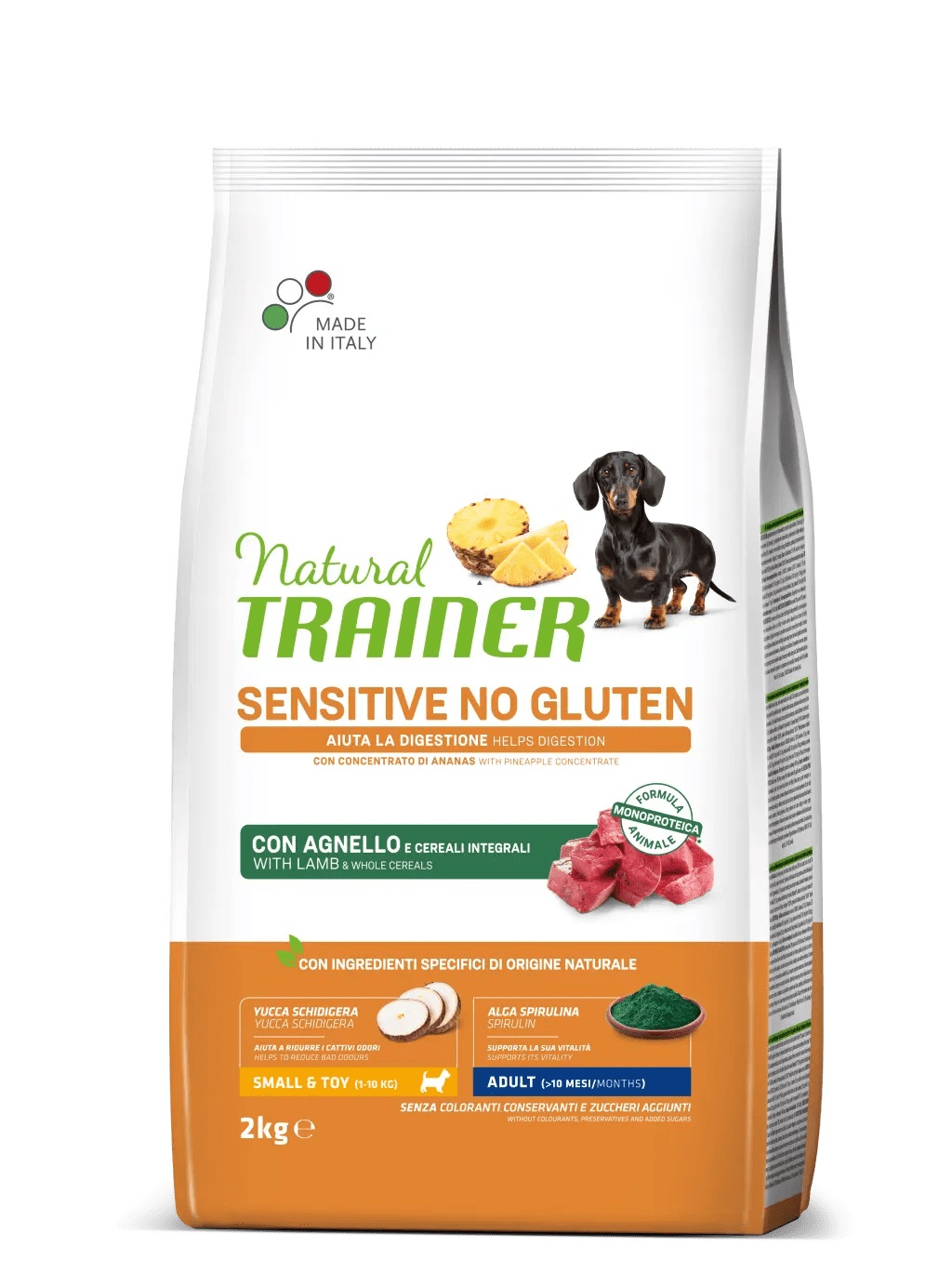 Trainer Natural Dog Sensitive No Gluten Adult Mini Lamb 2kg