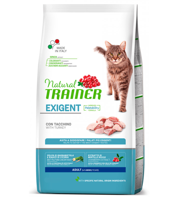 Trainer Natural Cat Adult Exigent Turkey 1.5kg