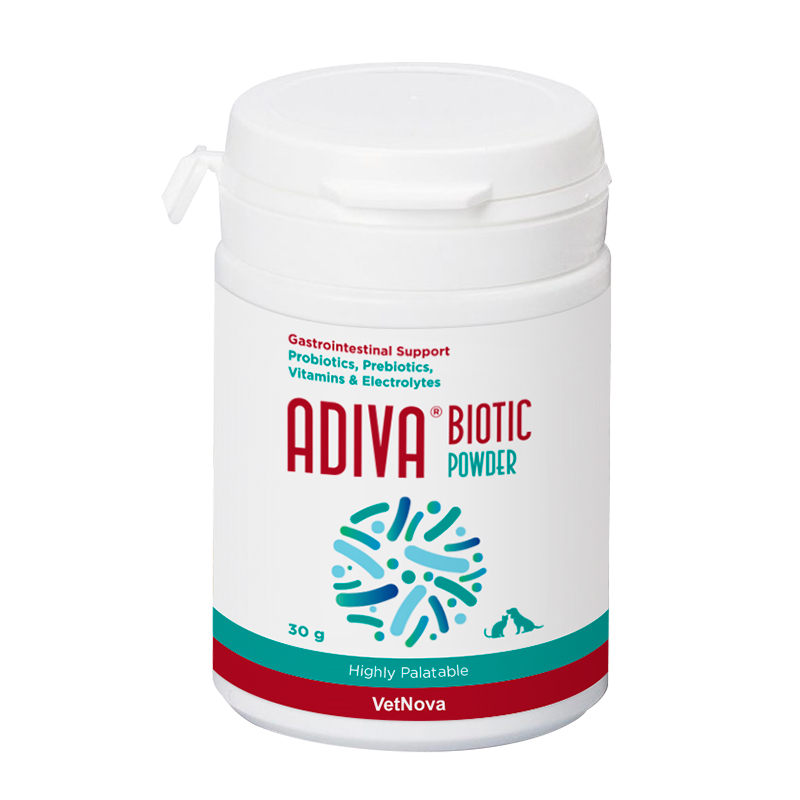 VetNova ADIVA Biotic POWDER 30gr (seedetalituse toetamiseks)