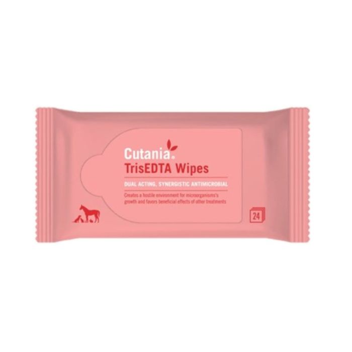 VetNova CUTANIA TrisEDTA Wipes N24 (nahahoolduslapid)