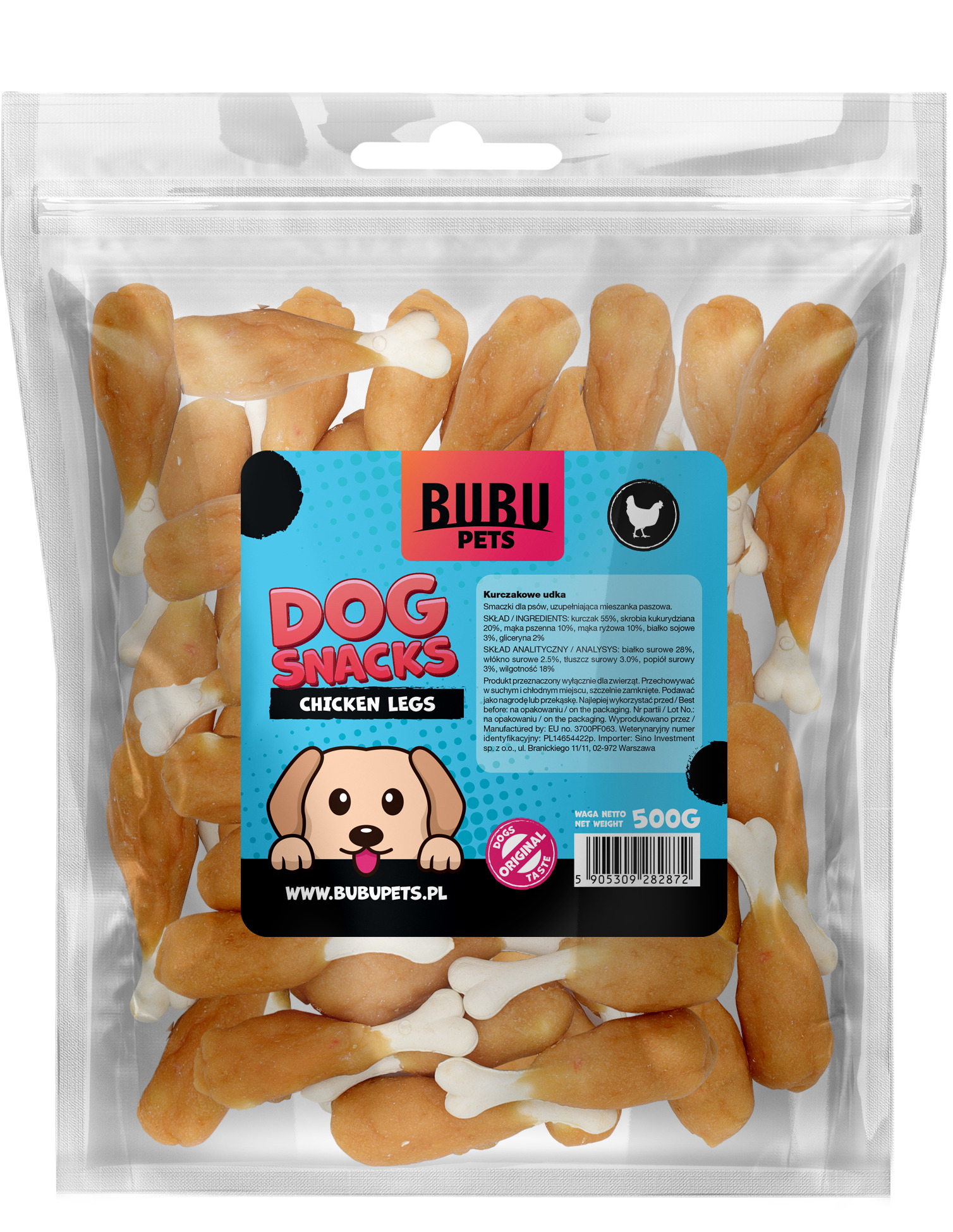 Bubu Pets koeramaius kanajalad 500g