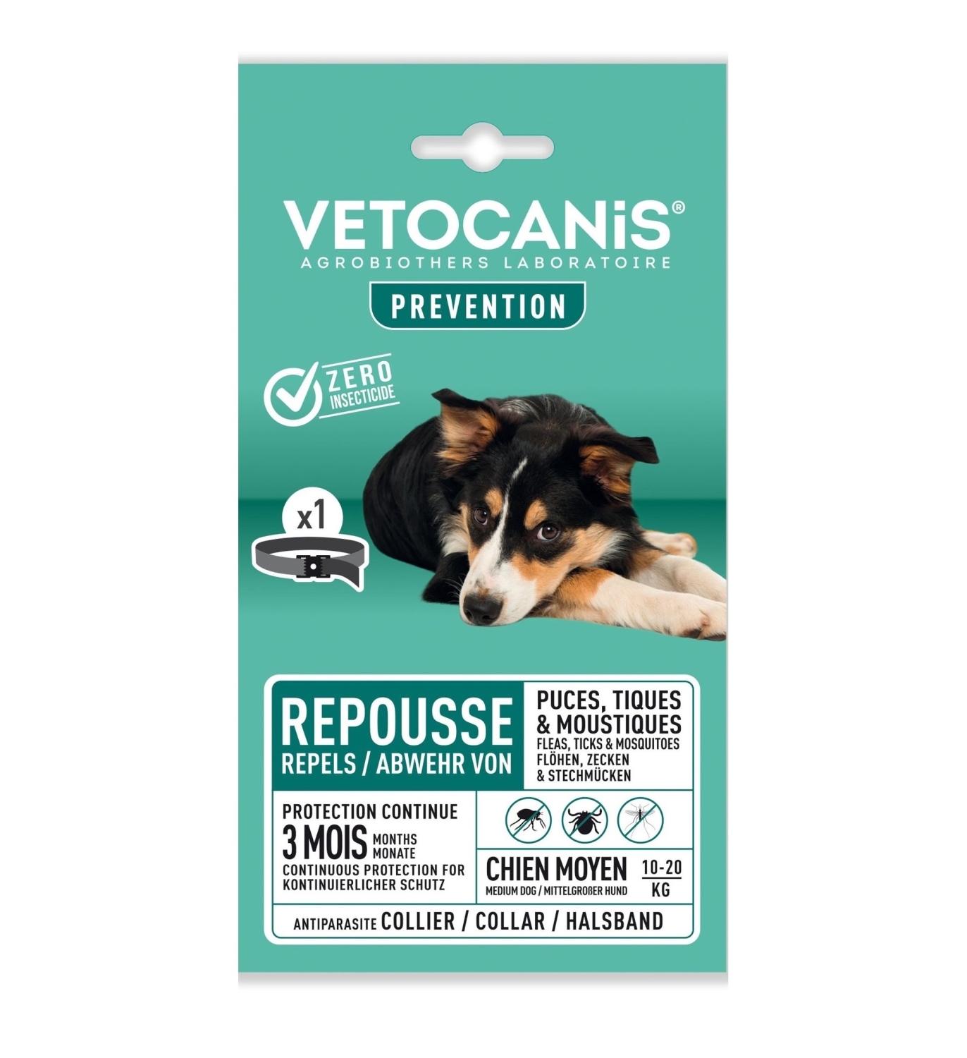 VETOCANIS PARASIIDITÕRJE RIHM KESKMISELE KOERALE (10-20kg)