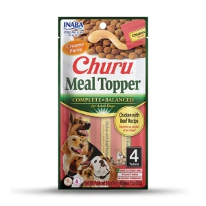 Inaba Churu Meal Topper Kana ja veisega koertele 4x14g