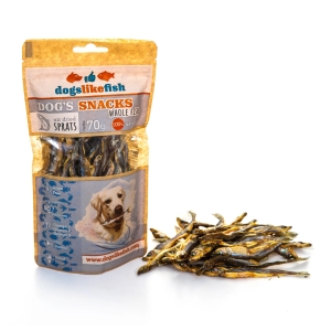 Dogslikefish koeramaius sprats terve kilu 100g