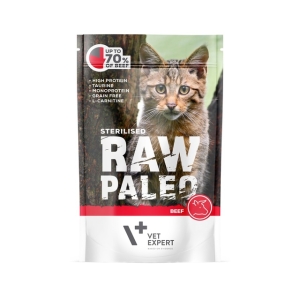 Raw Paleo einekotike steriliseeritud kassile veisega, 100 g