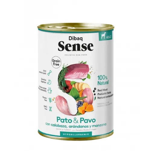 Dibaq Sense Duck & Turkey konserv koertele 380g