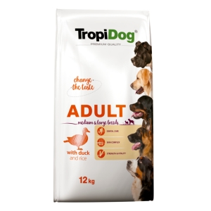 TropiDog Premium Duck with Rice koertoit 12kg