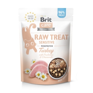 Brit Care Raw külmkuivatatud maius Sensitive kassidele 40g