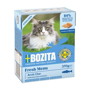 Bozita Sterilised Chunks in Sauce with Char 6x370g