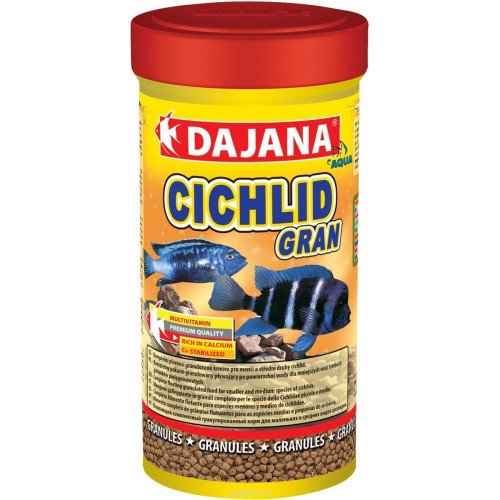 Dajana Cichlid Gran 100 ml graanulites kalasööt