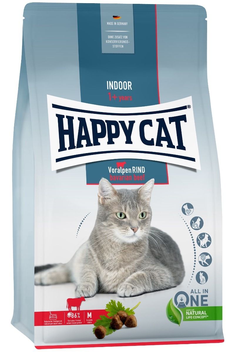 Happy Cat Indoor Voralpen-Rind (Bavarian beef) 4kg