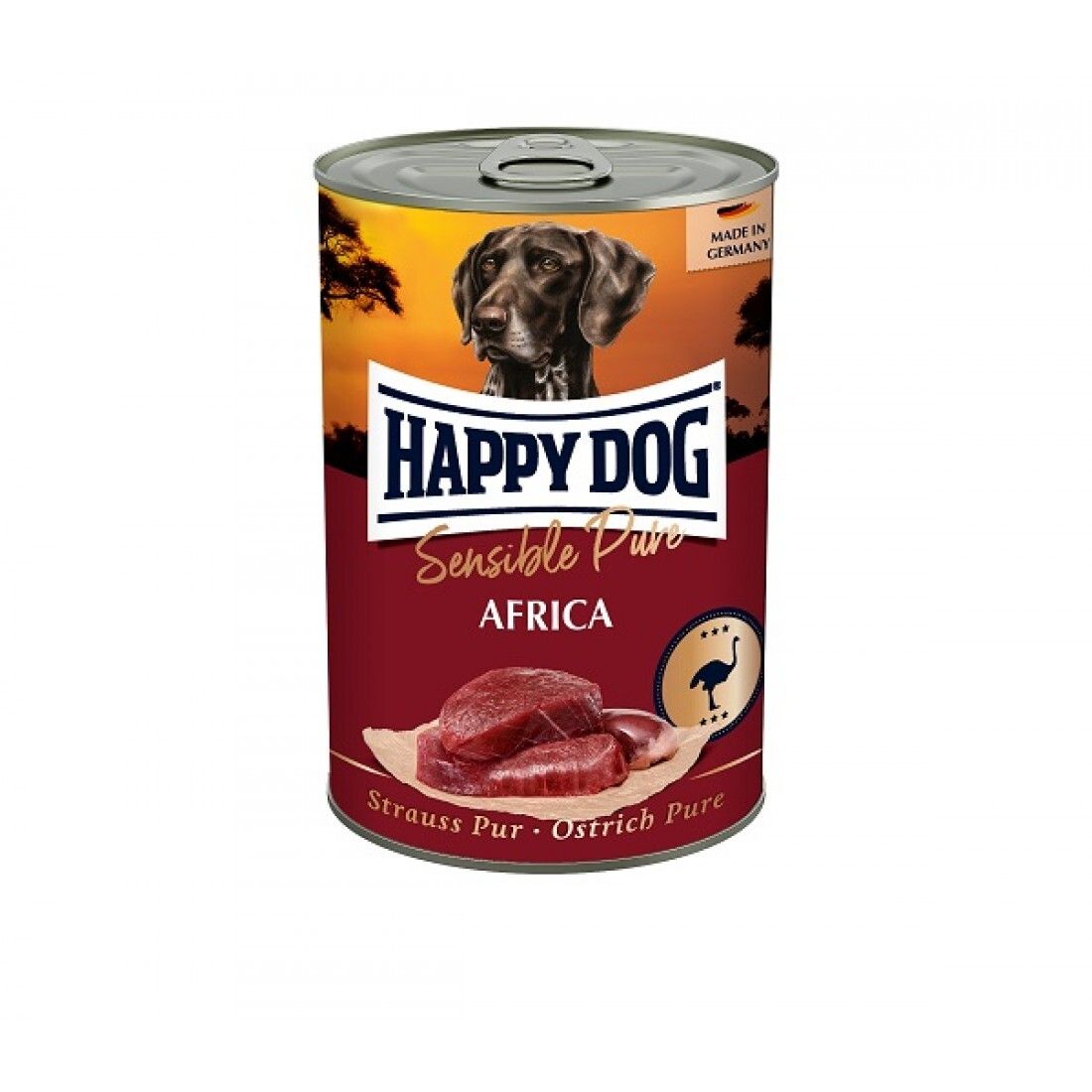 Happy Dog Africa Single Protein (100% jaanalinnuliha) 6x400g