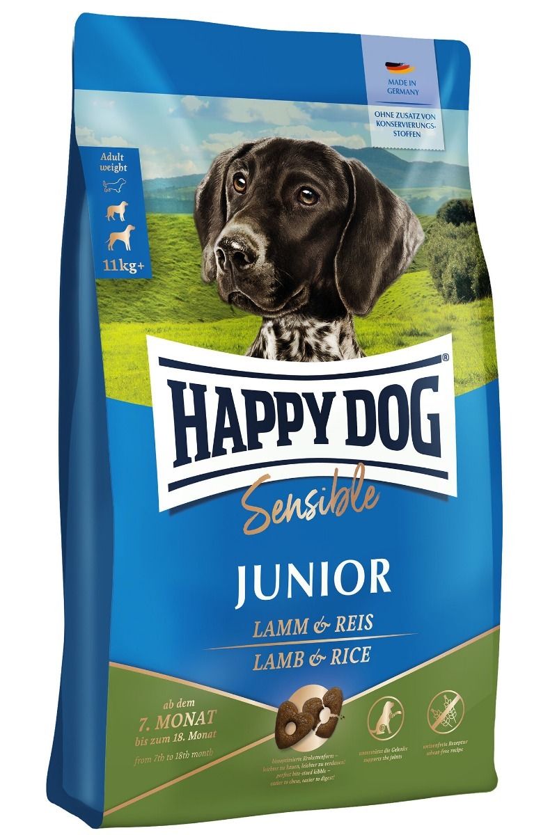 Happy Dog Sensible Junior Lamm&Reis 4kg