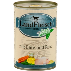 LandFleisch Dog Pur Ente & Reis / Part & Riis 400g