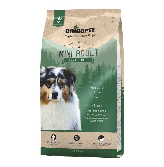 Chicopee CNL Mini Adult Lamb & Rice koeratoit 2kg